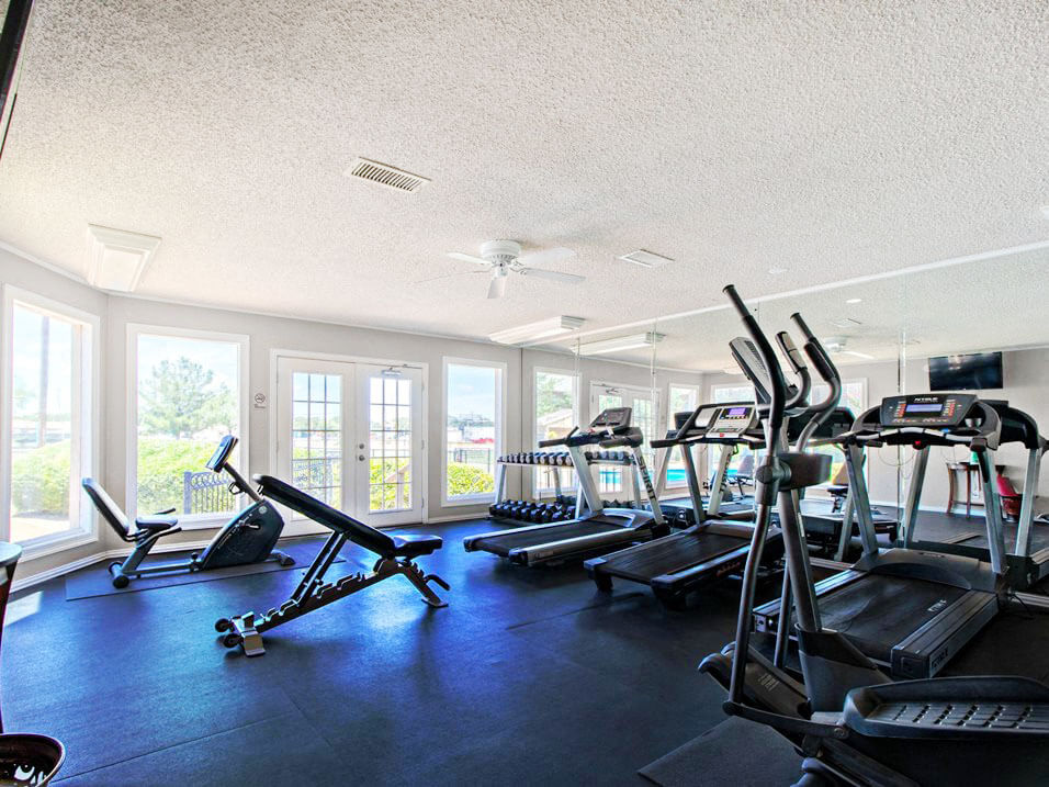 Fitness Center at Apartment Complex