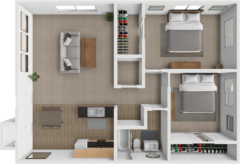 The Cypress floor plan