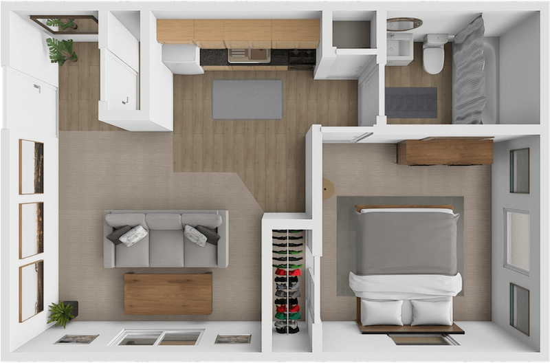 The Oak floor plan