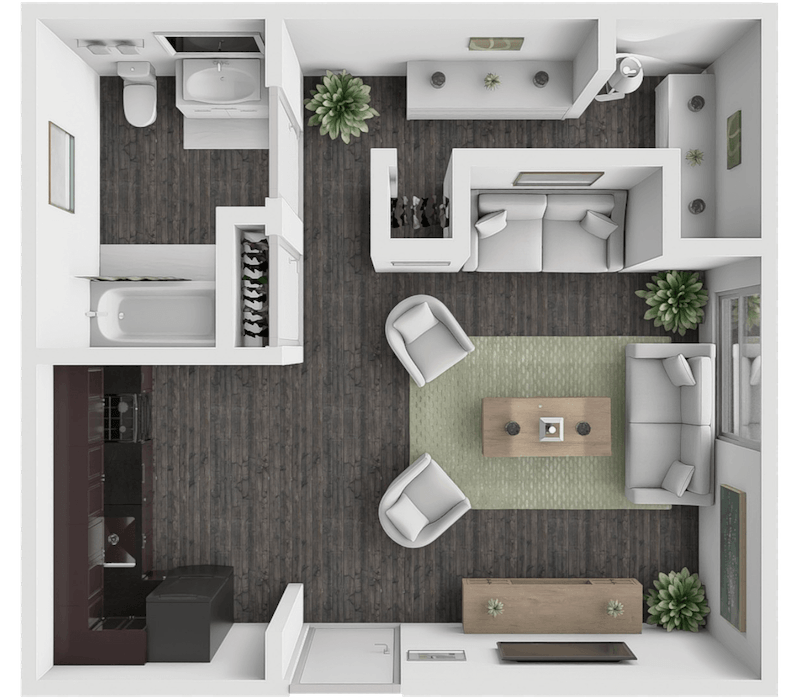 Studio floor plan