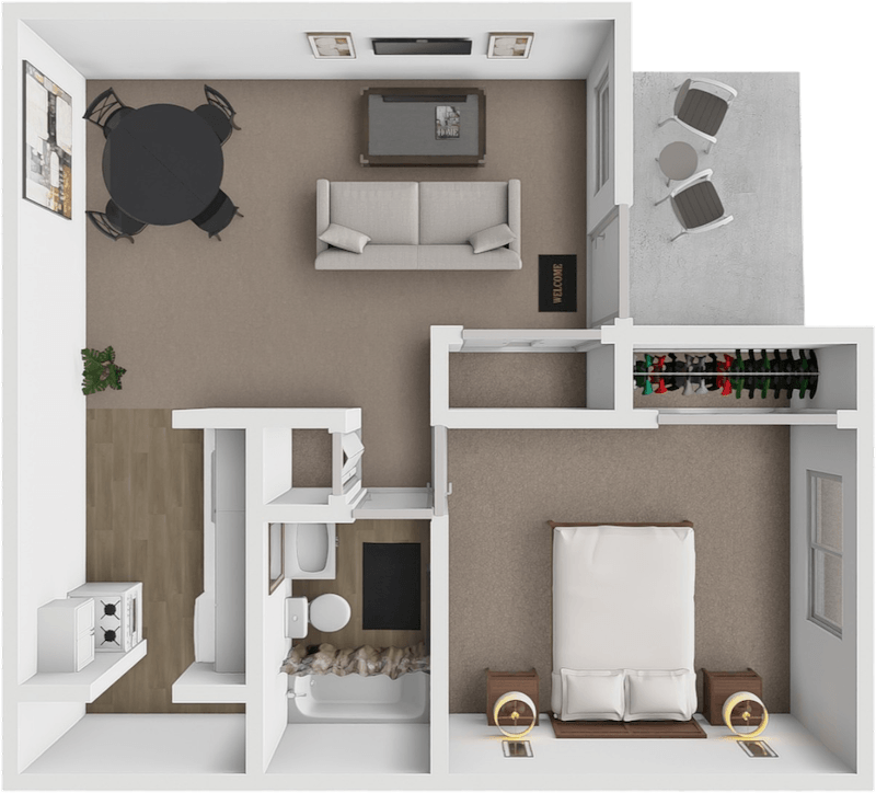 The Redstone floor plan