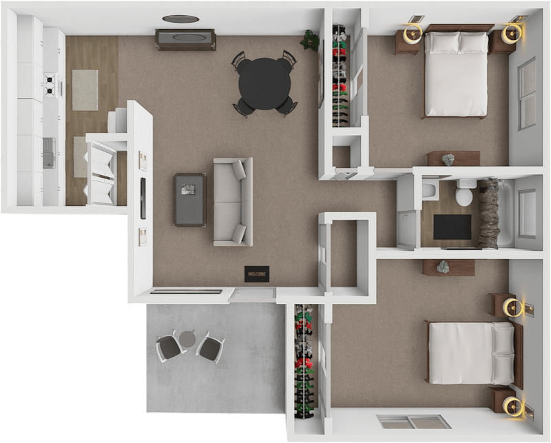 The Oakwood floor plan