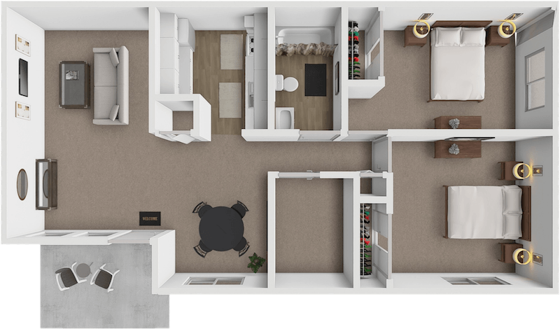 The Loretta floor plan