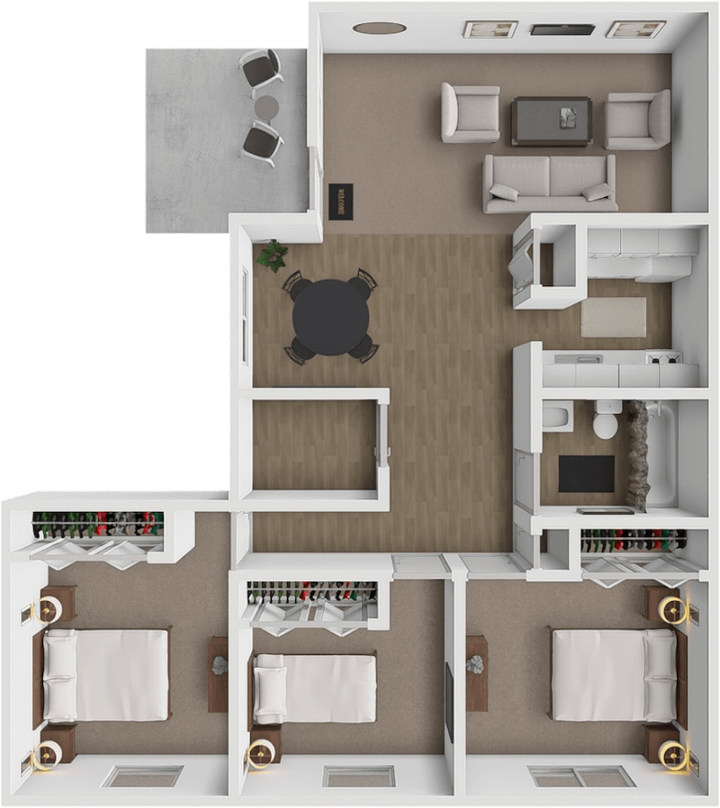 The Triumph floor plan