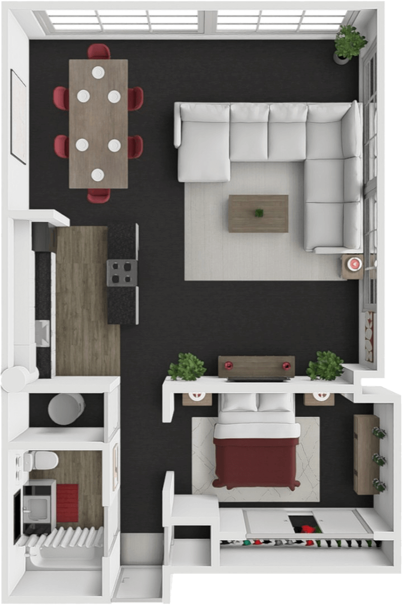 B A6 floor plan