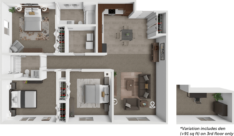 American floor plan