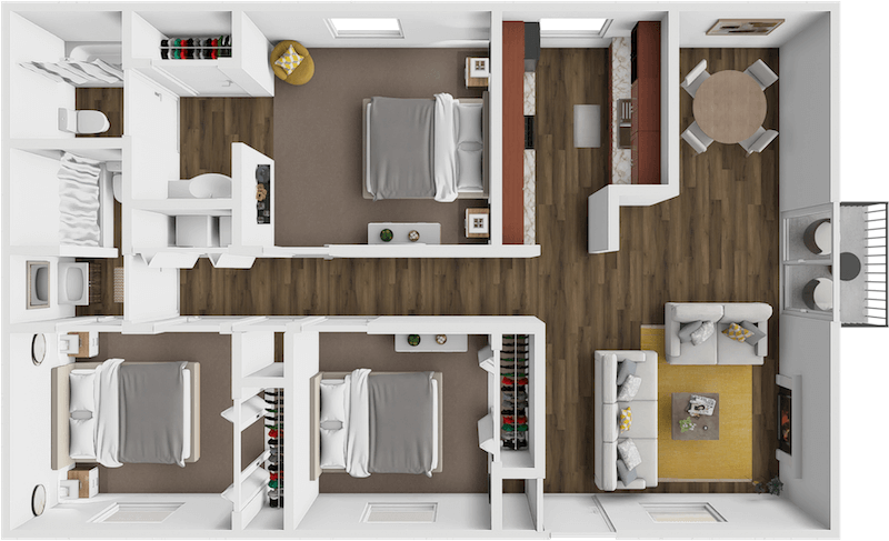 The York floor plan
