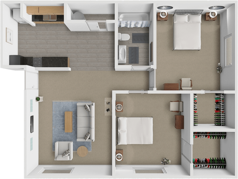 Retreat floor plan
