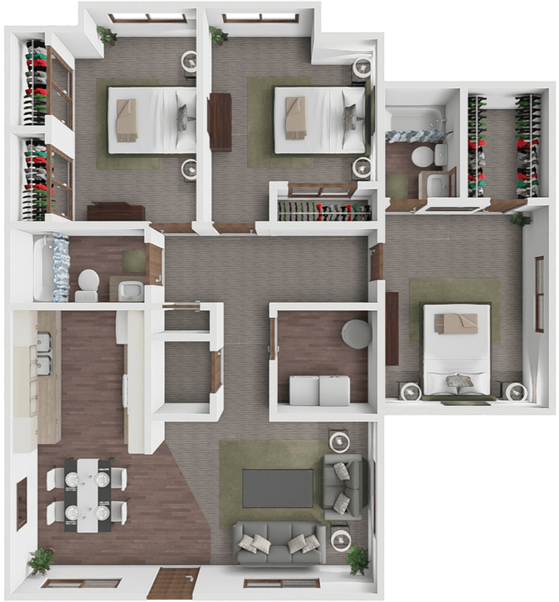 Manhattan floor plan