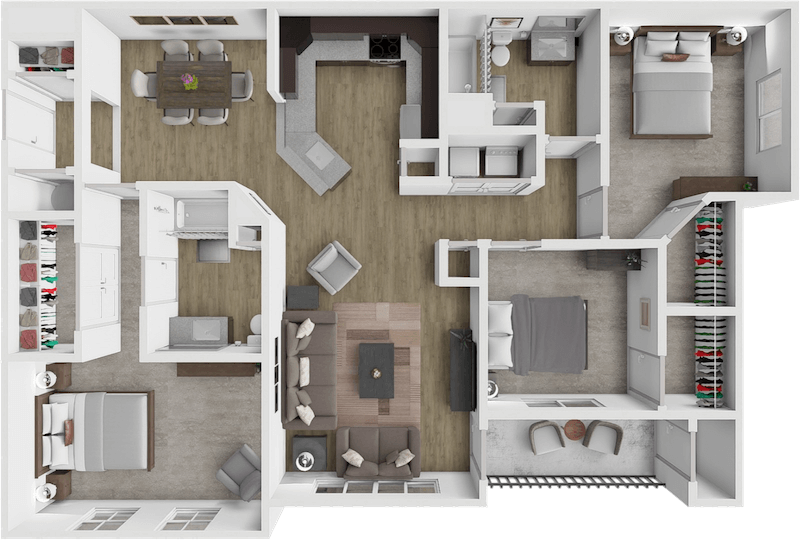 Lewis floor plan