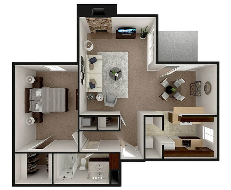 Bluebonnet floor plan