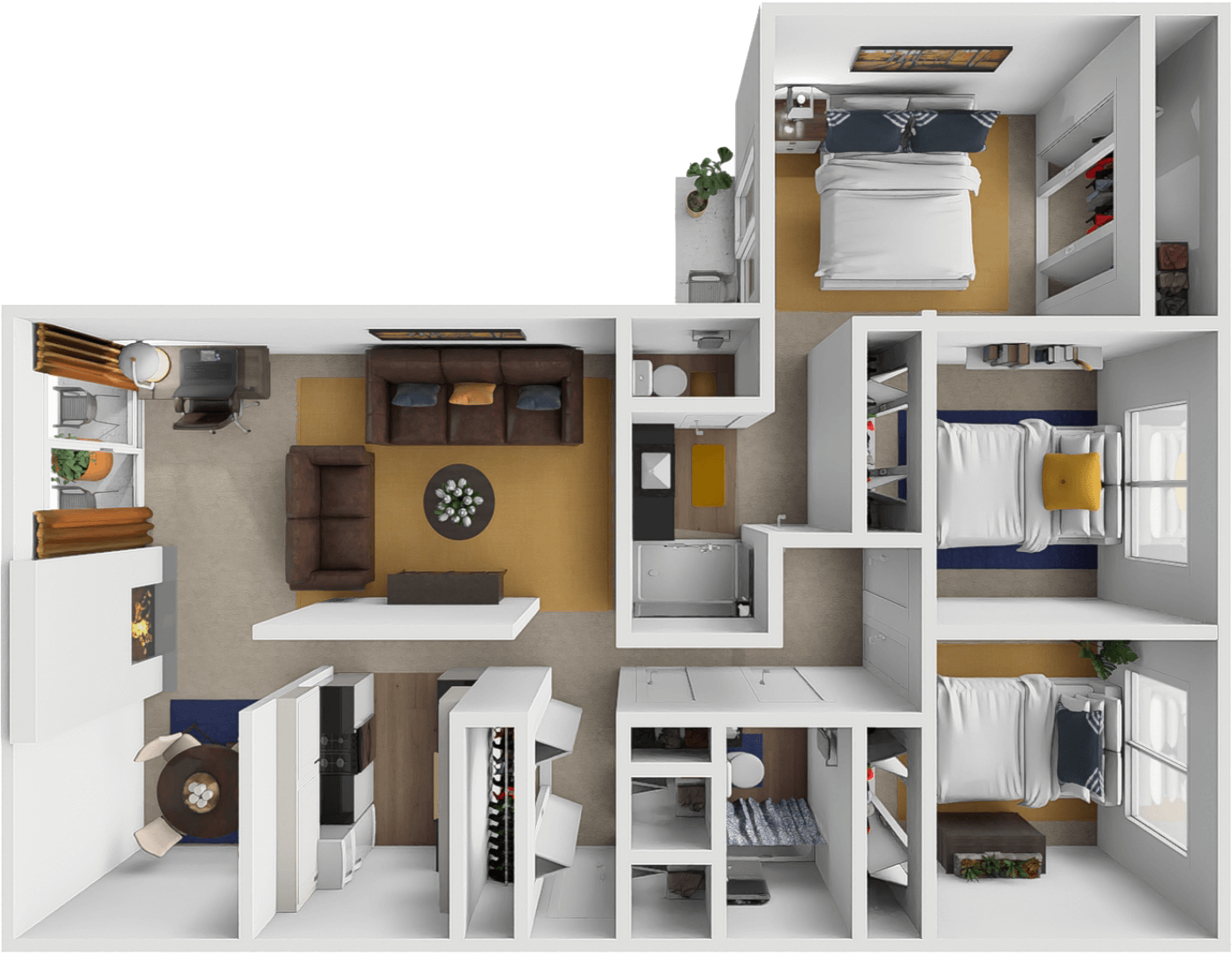 Paddock I floor plan
