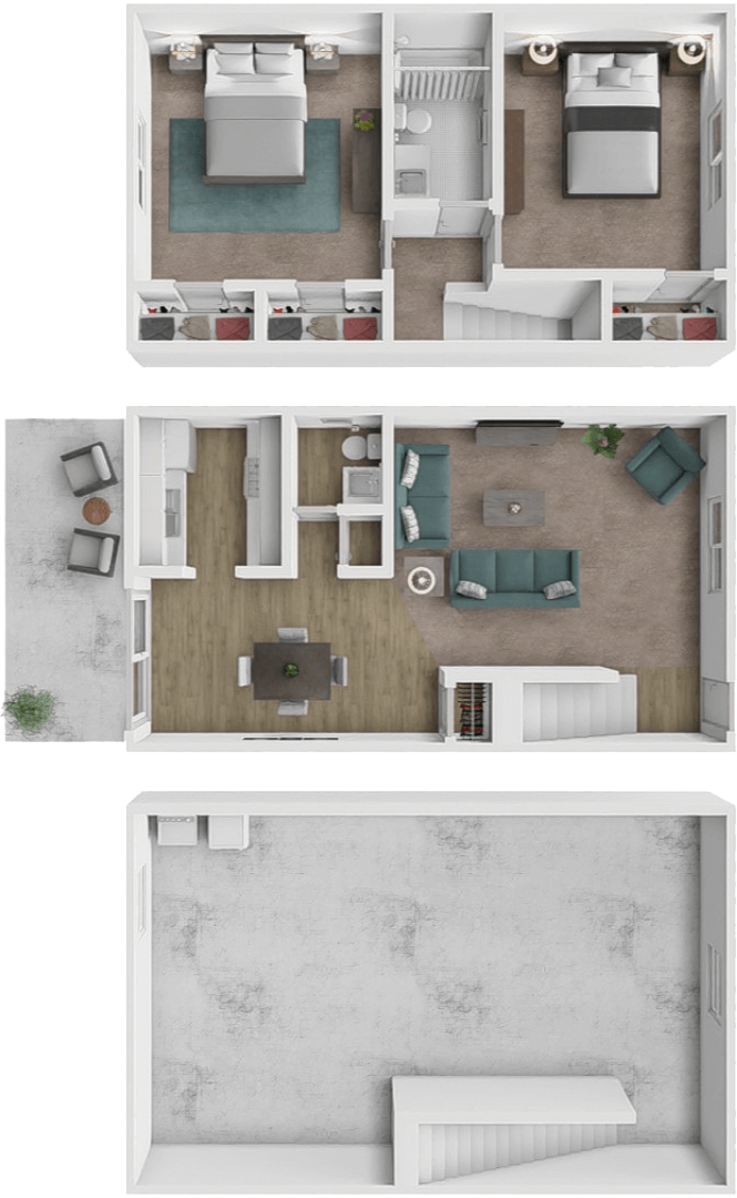 Birch Townhome floor plan