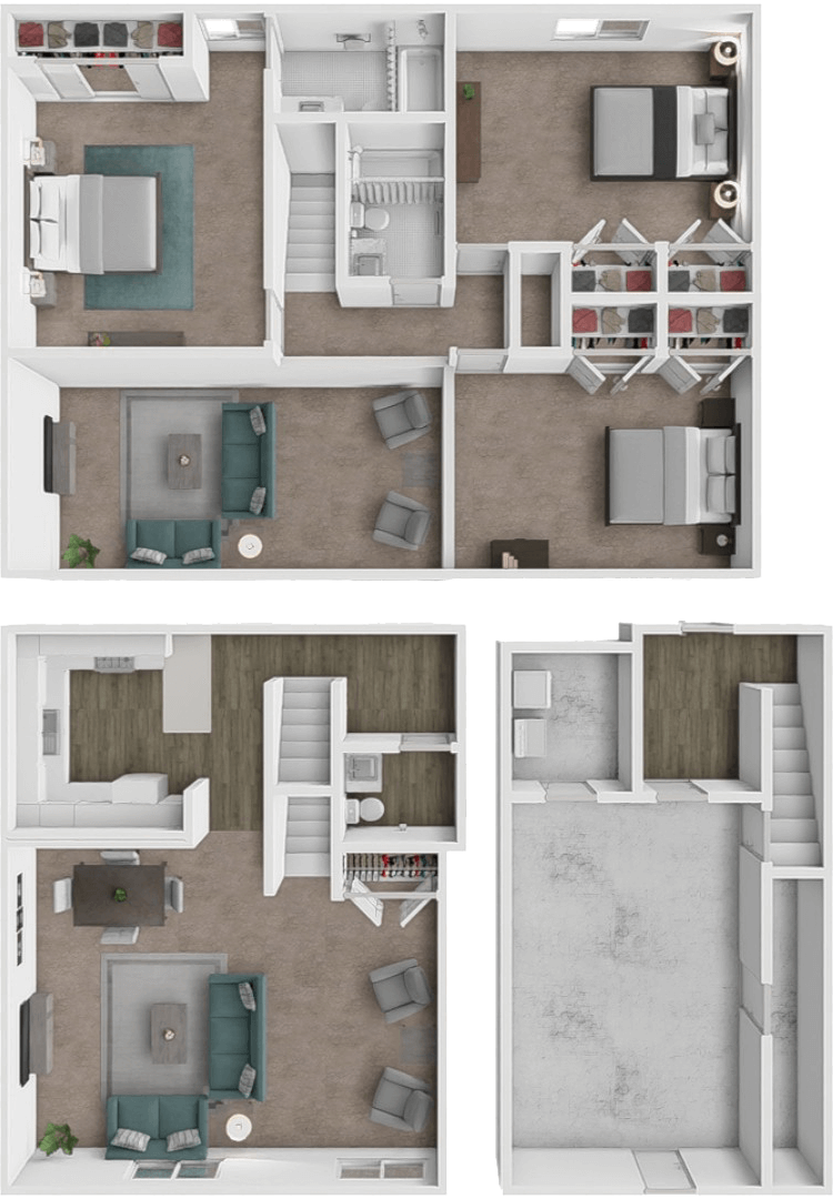 Maple Townhome floor plan
