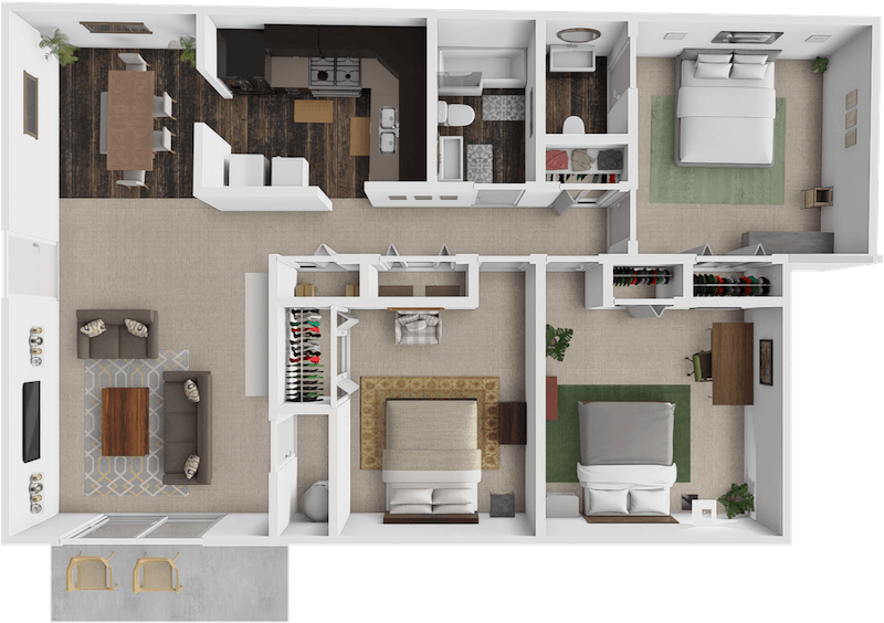 The Pine floor plan