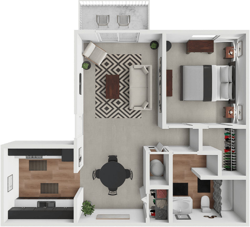 The Carillon floor plan