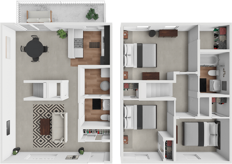 The Denali floor plan