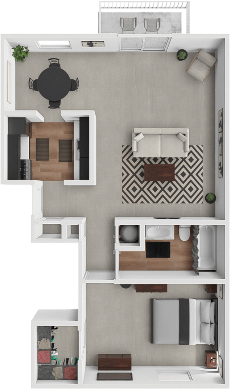 The Wesleyan floor plan