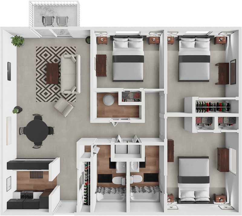 The Yellowstone floor plan