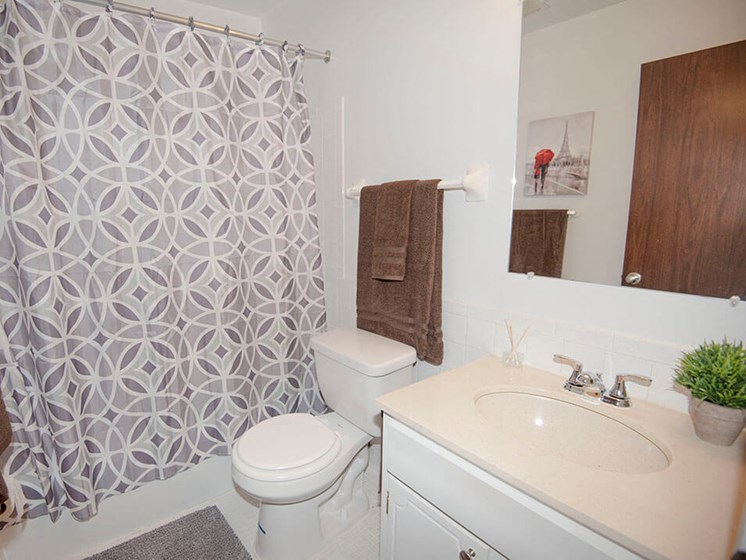 bathroom at Tiffany Woods Apartments