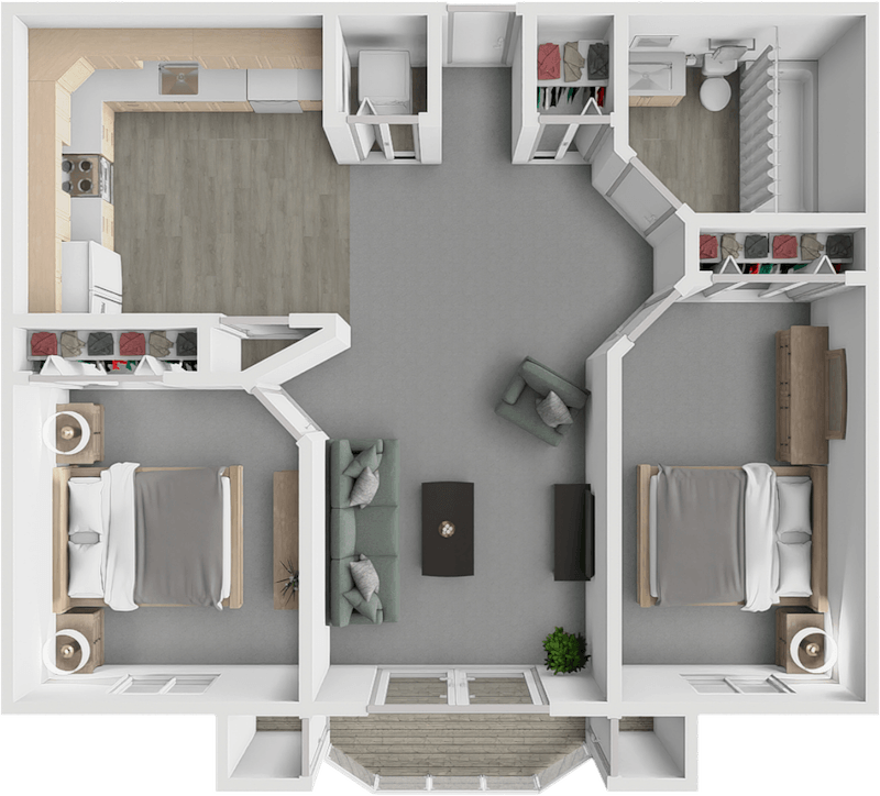 The Harbor floor plan
