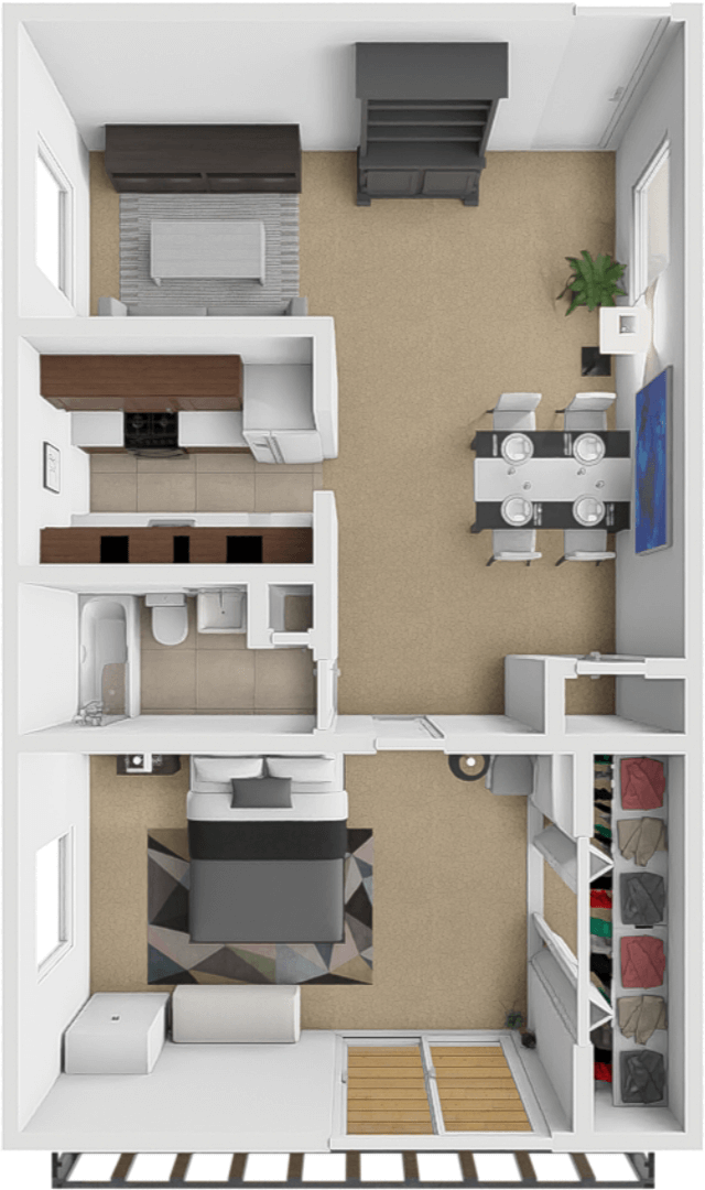 Holiday floor plan