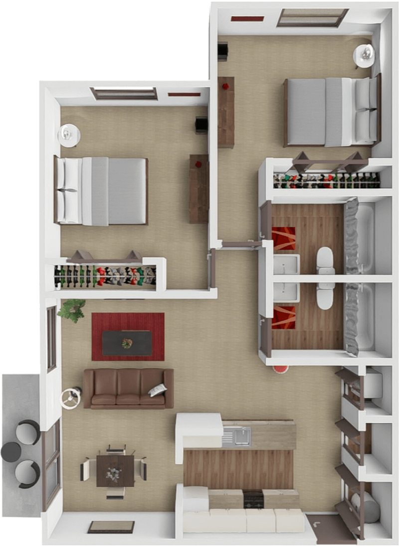 The Hawk floor plan