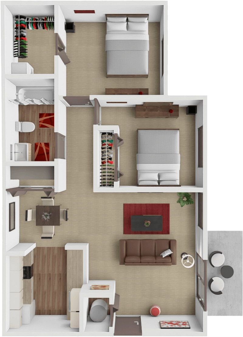 The Tawny floor plan