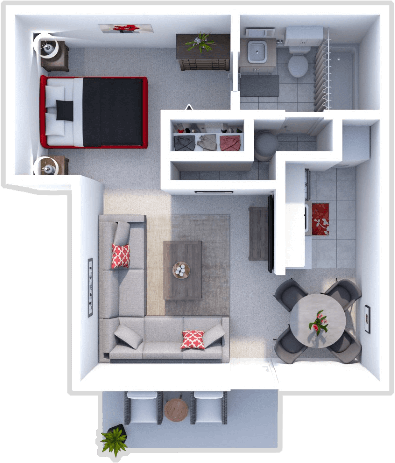 Studio floor plan