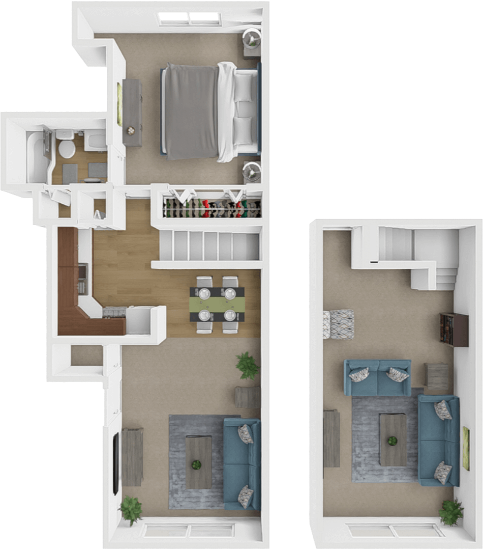 Dover I  Townhome floor plan