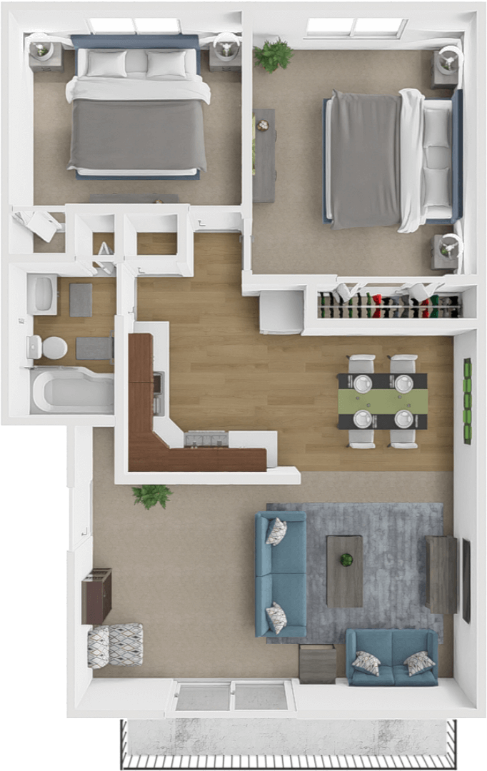 Leeds floor plan