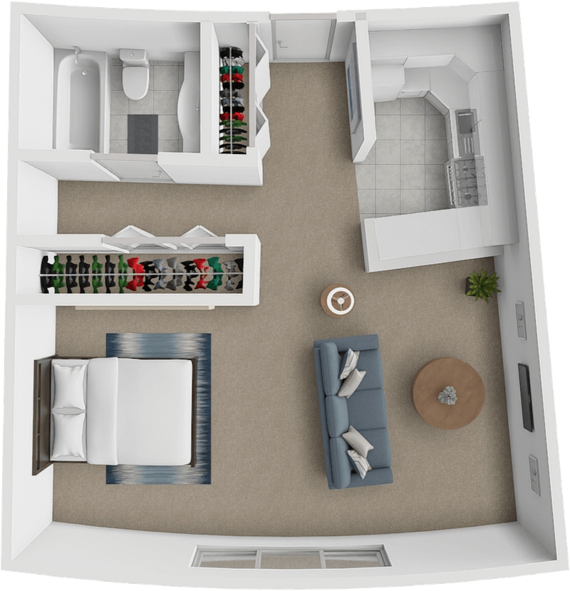 The Minnow floor plan