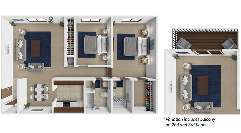 The Heron floor plan