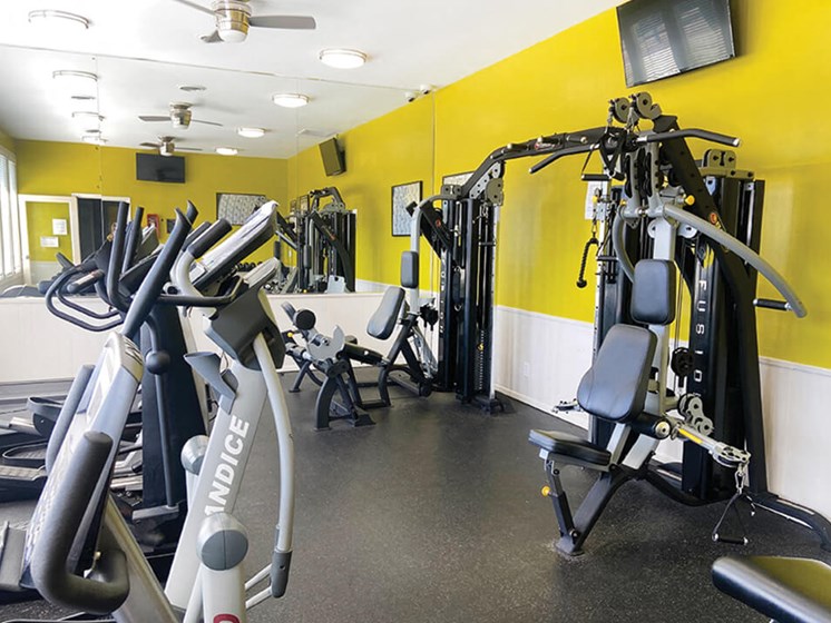 The Creek apartments fitness center