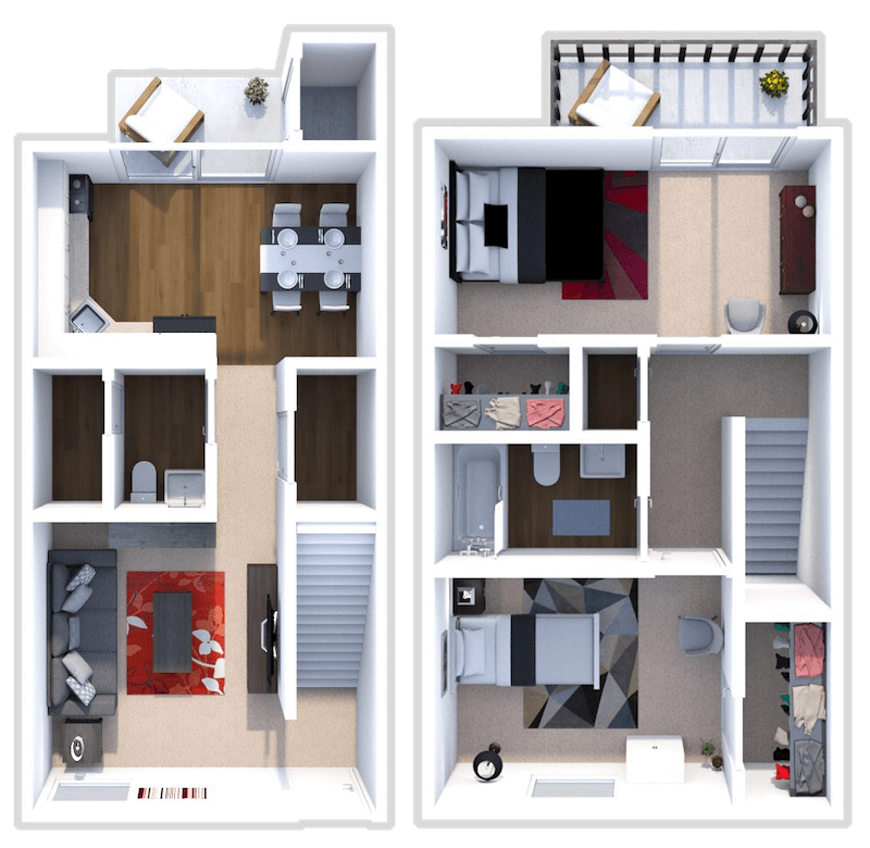 The Oak floor plan