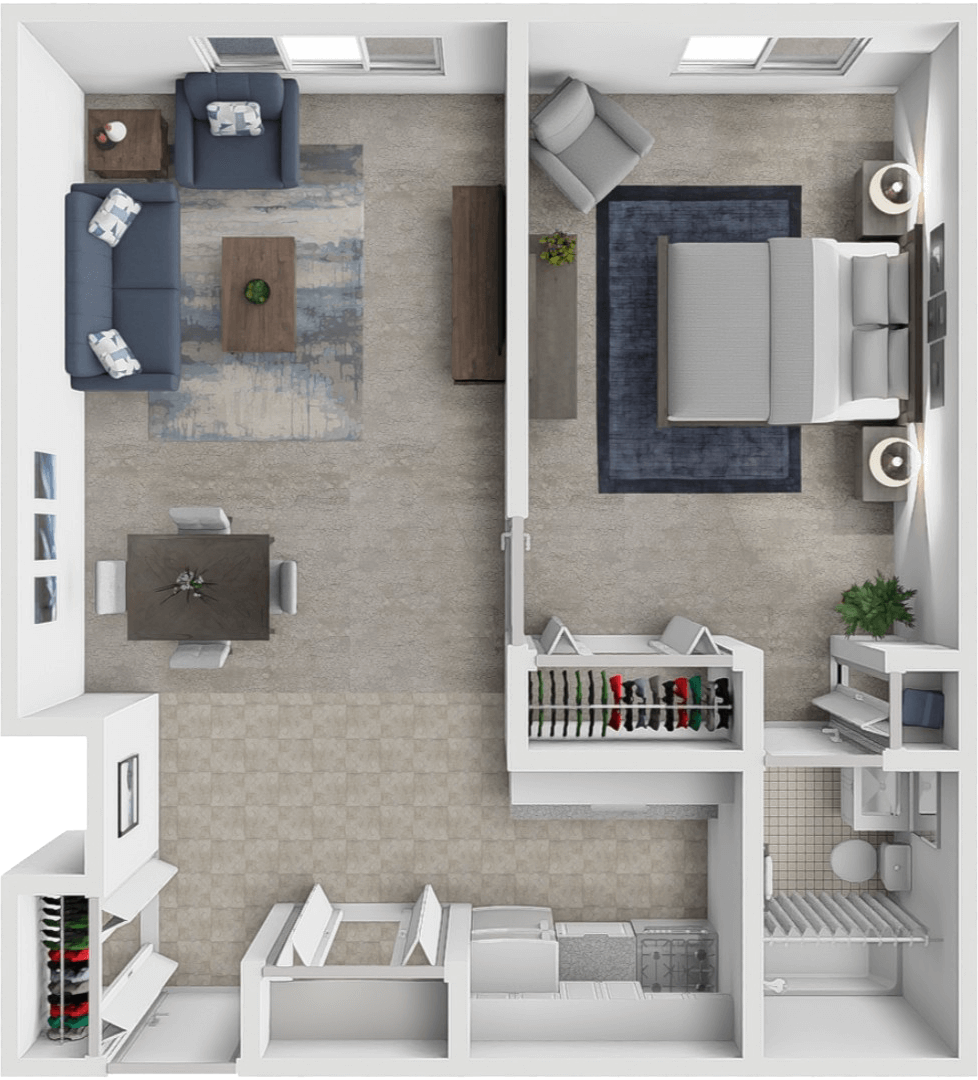 Pontoon floor plan