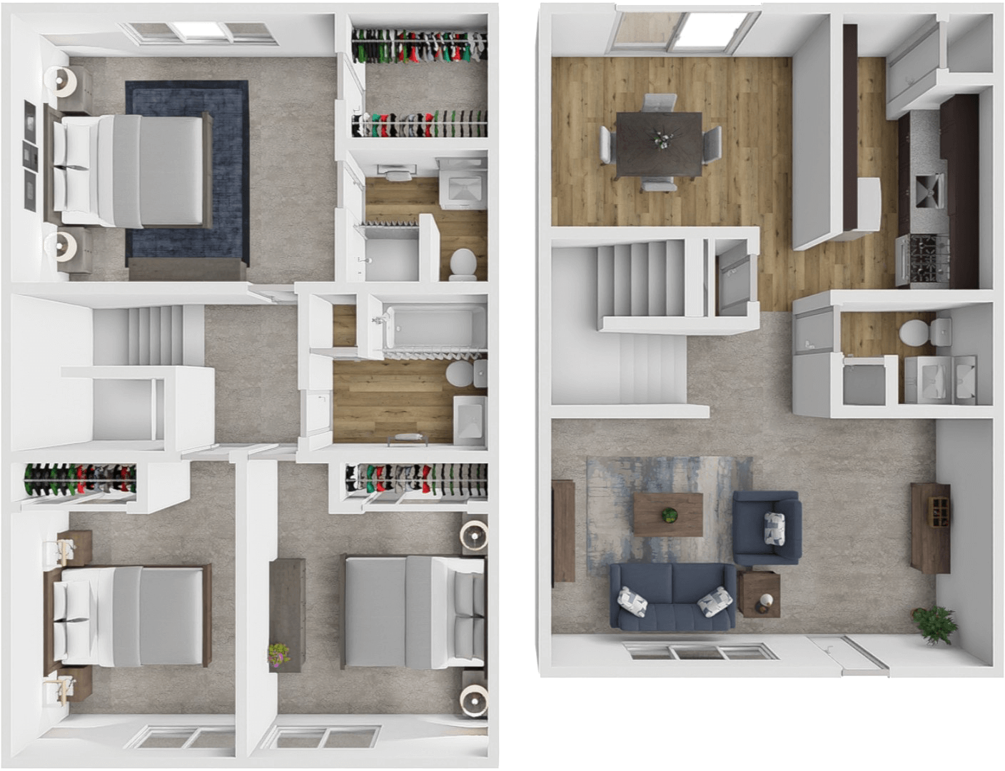 Yacht floor plan