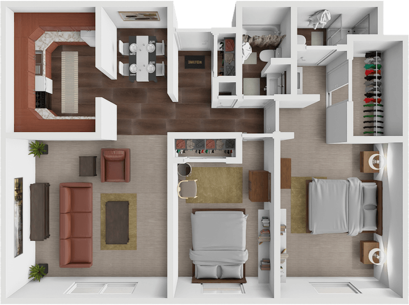Galley floor plan