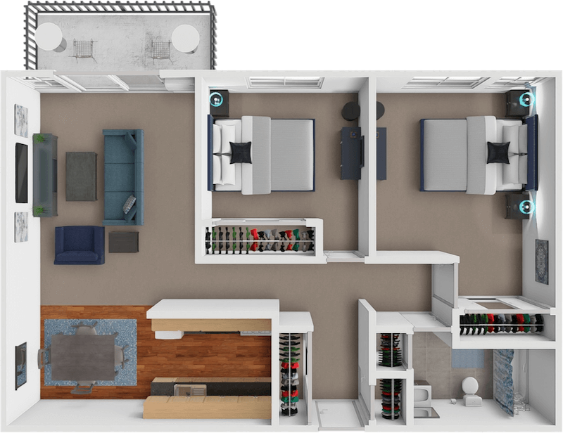 The Lakota floor plan