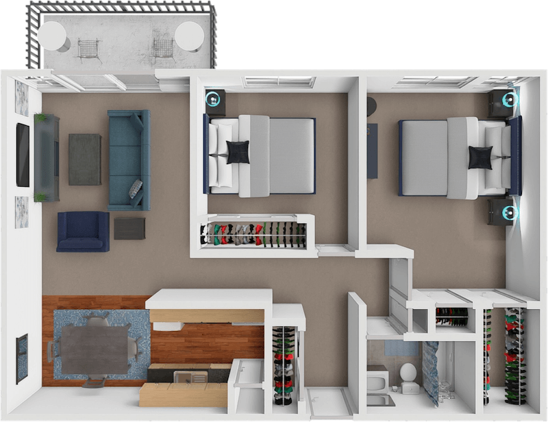The Superior floor plan