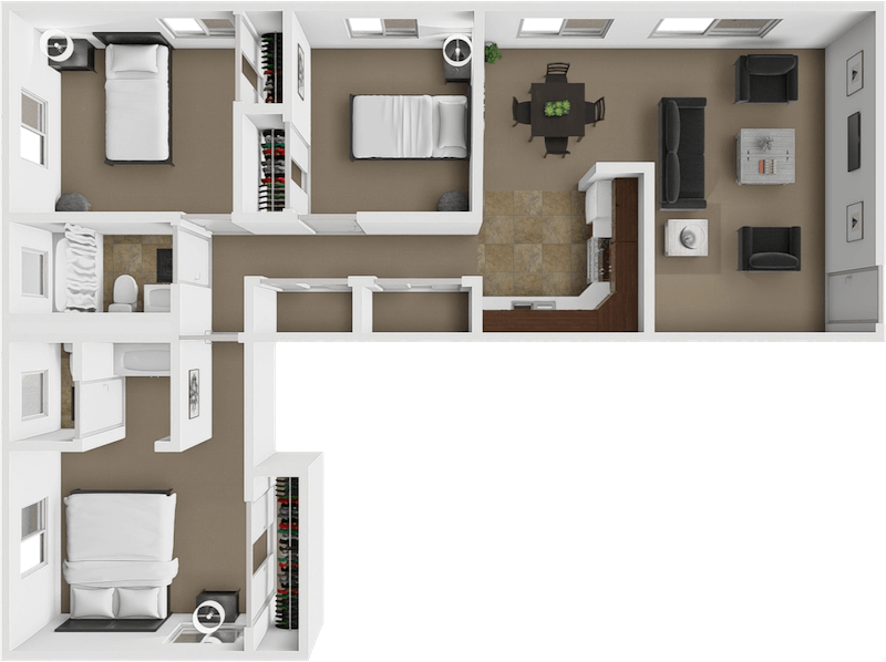 Limestone floor plan
