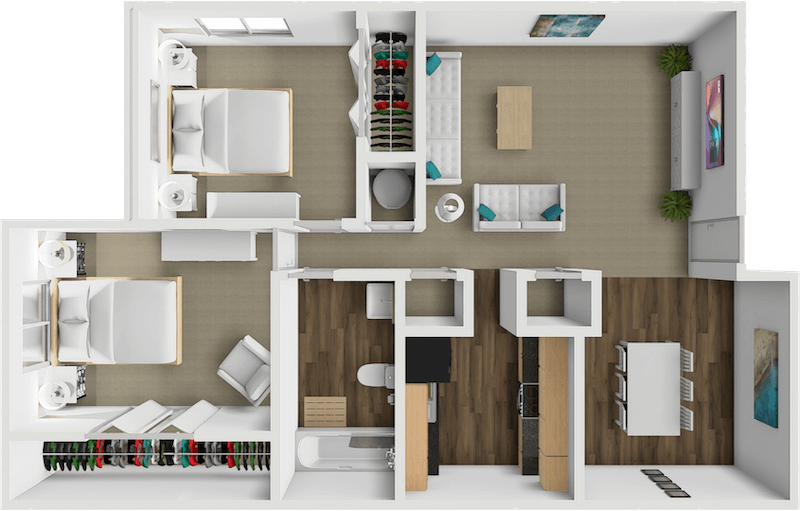 The Brookside floor plan
