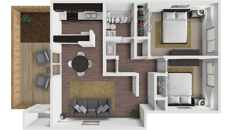 The Heron floor plan