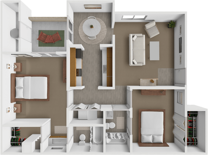 The Sandia floor plan