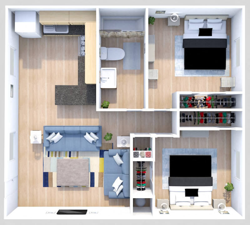 MV2 1 floor plan