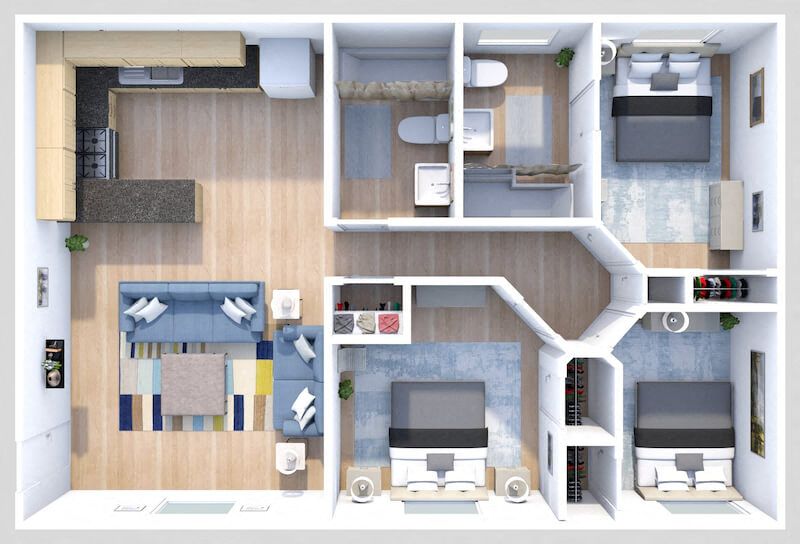 MV3 2 floor plan