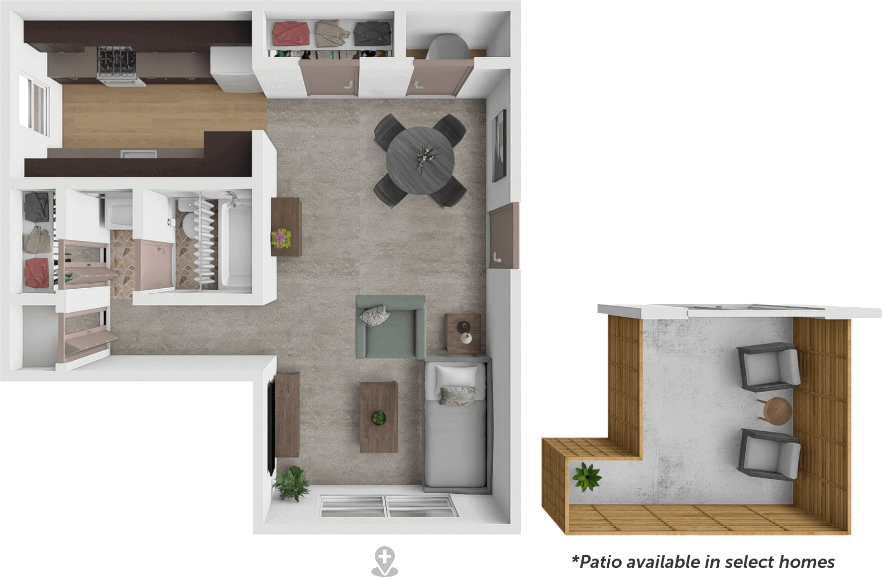 Efficiency floor plan