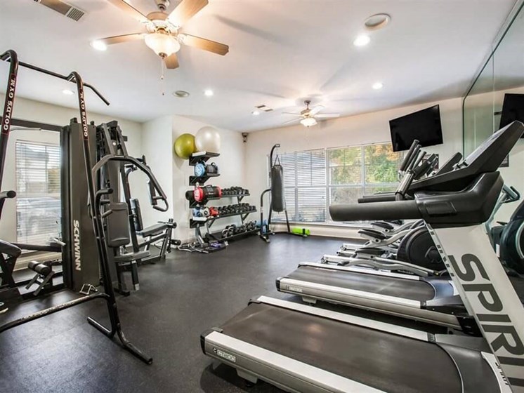 fitness center at Fayetteville NC apartments