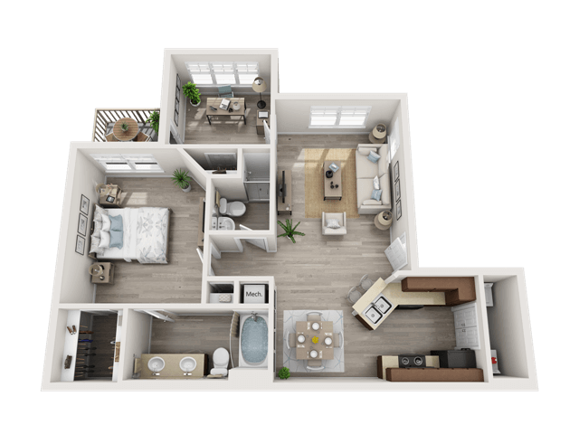The Clarence floor plan