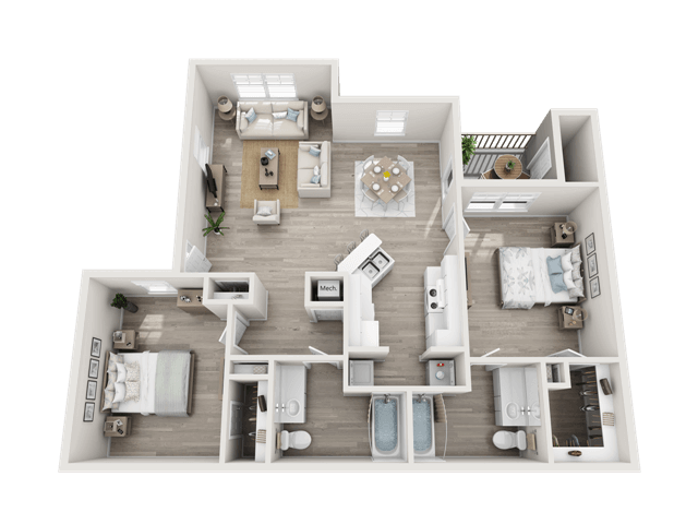 The Leigh floor plan